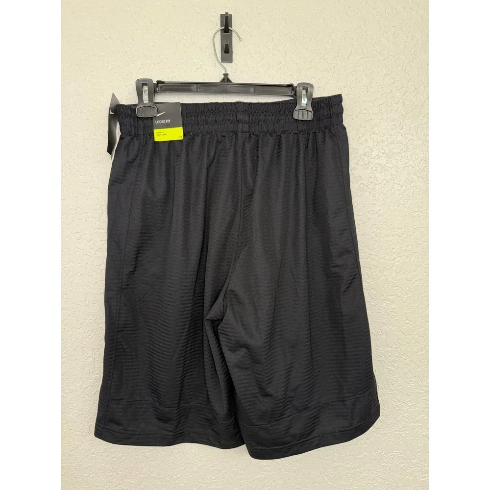 Nike Mens Dry-FIT Basketball Shorts Black Loose Fit CD7101-010 Large NWT